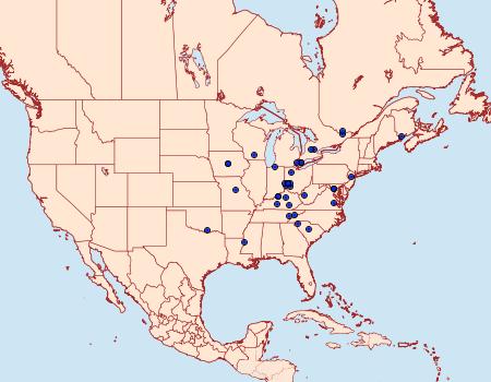 Distribution Data for Geina sheppardi