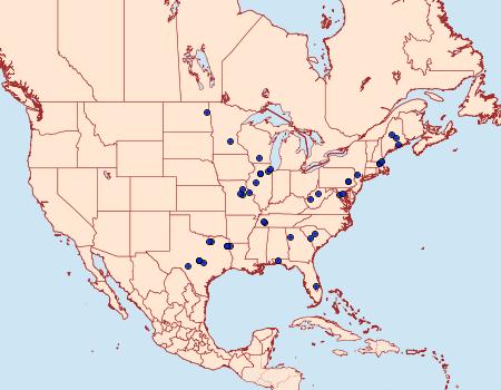 Distribution Data for Povolnya quercinigrella