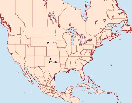 Distribution Data for Digrammia spinata