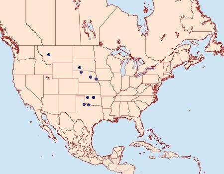 Distribution Data for Digrammia indeterminata