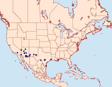 Distribution Data for Frederickia parcata