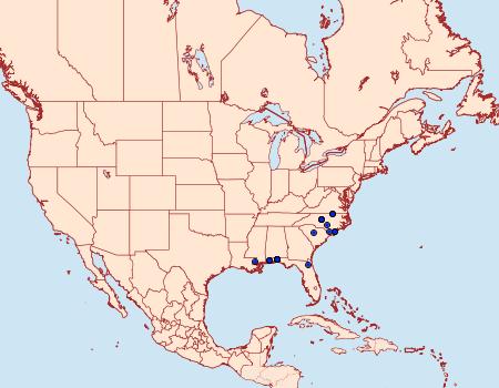 Distribution Data for Hypomecis gnopharia