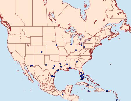 Distribution Data for Sphacelodes vulneraria