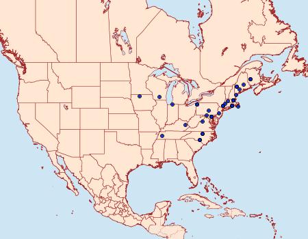 Distribution Data for Stigmella prunifoliella