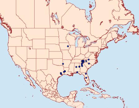 Distribution Data for Scopula ordinata