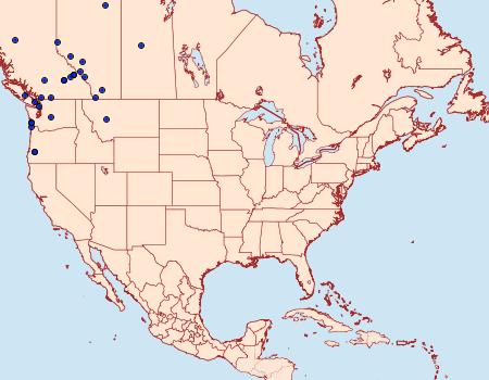 Distribution Data for Xanthorhoe fossaria