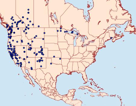 Distribution Data for Malacosoma californica