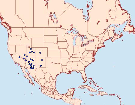 Distribution Data for Malacosoma incurva