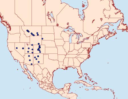 Distribution Data for Coloradia doris