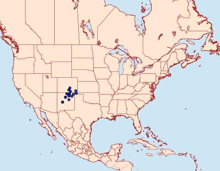 Distribution Data for Hemileuca oliviae