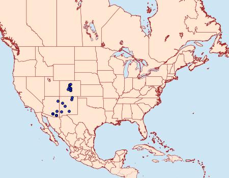 Distribution Data for Agapema homogena