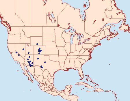 Distribution Data for Sphinx asellus