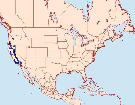 Distribution Data for Sphinx sequoiae