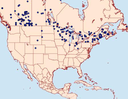 Distribution Data for Smerinthus cerisyi