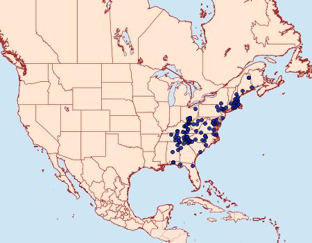 Distribution Data for Paonias astylus