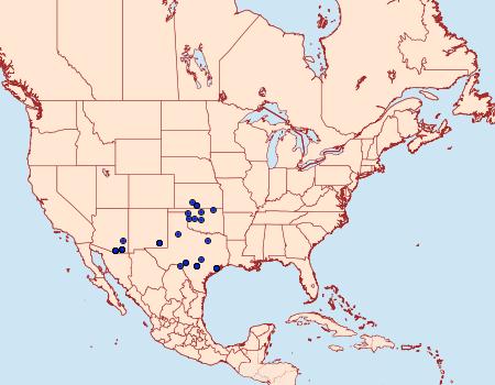 Distribution Data for Elasmia packardii