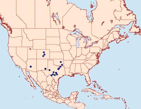 Distribution Data for Hyparpax aurostriata