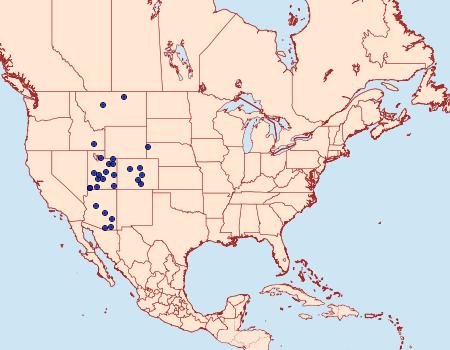 Distribution Data for Hypoprepia inculta