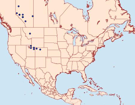 Distribution Data for Apantesis obliterata