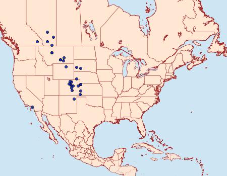 Distribution Data for Apantesis blakei