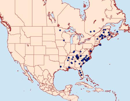 Distribution Data for Zanclognatha theralis