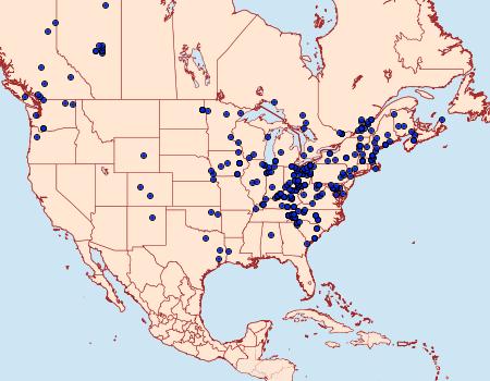 Distribution Data for Zanclognatha jacchusalis