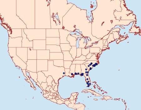 Distribution Data for Argyrostrotis sylvarum