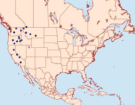 Distribution Data for Catocala californica