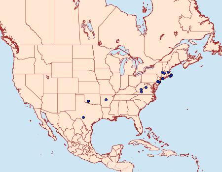 Distribution Data for Catocala herodias