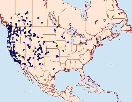 Distribution Data for Autographa californica