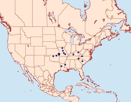 Distribution Data for Apamea quinteri