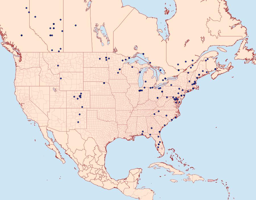 Distribution Data for Trichopolia oviduca