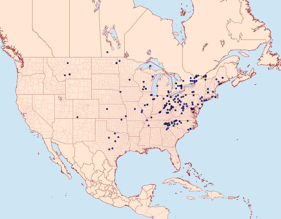 Distribution Data for Feltia tricosa