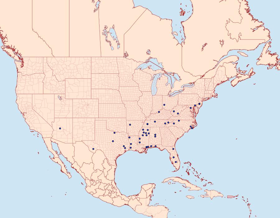 Distribution Data for Glyphidocera democratica