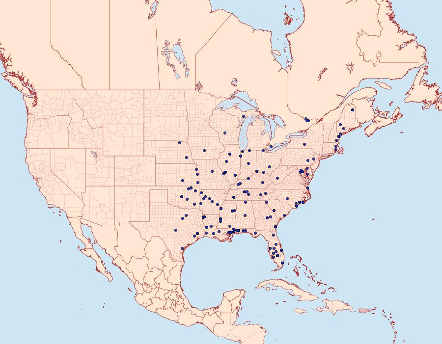 Distribution Data for Euclemensia bassettella