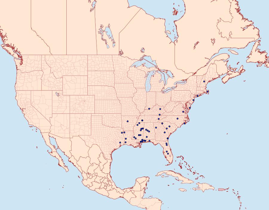 Distribution Data for Zelleria retiniella