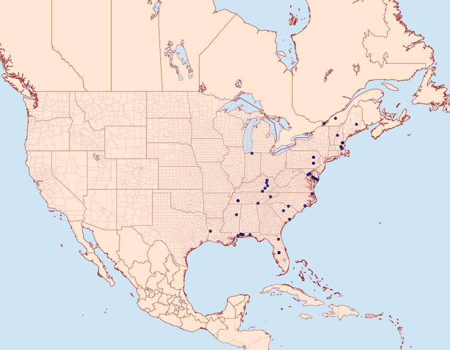 Distribution Data for Olethreutes osmundana