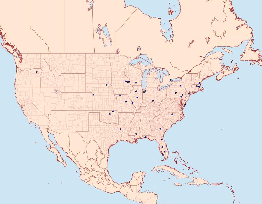 Distribution Data for Grapholita tristrigana