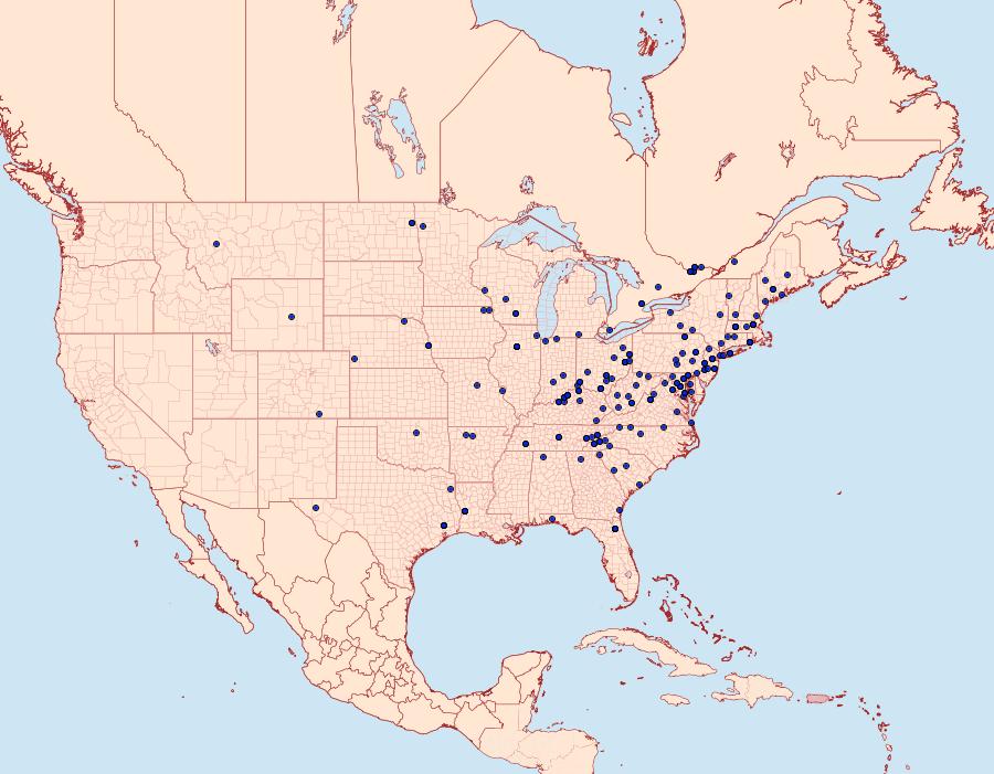 Distribution Data for Ecdytolopha insiticiana