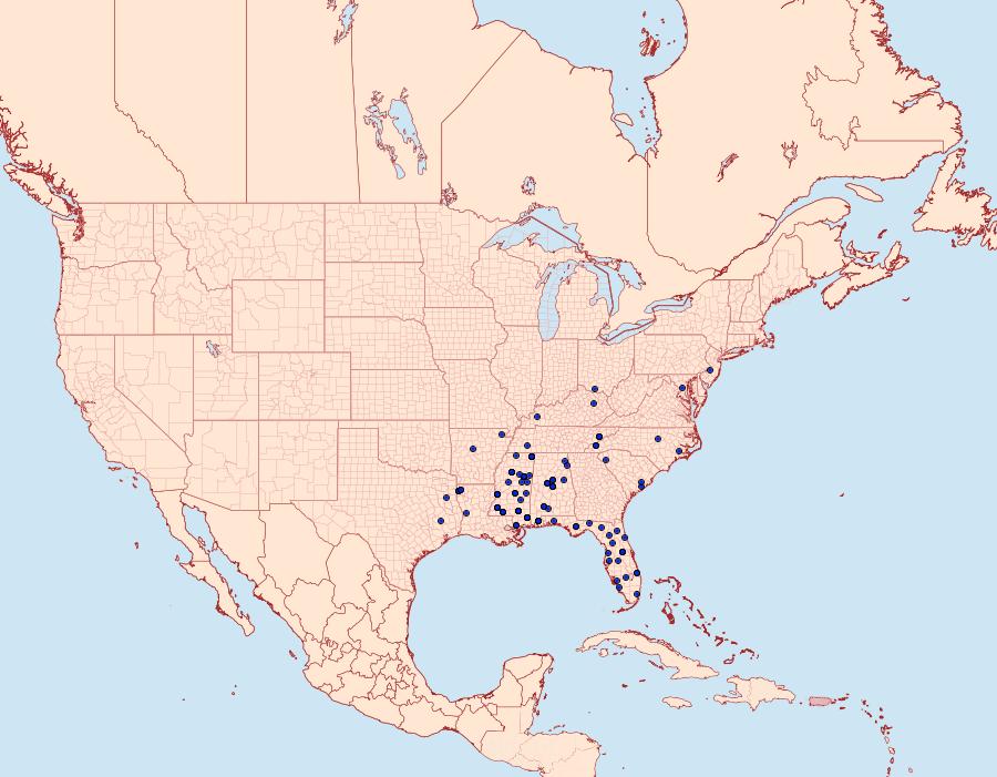 Distribution Data for Argyrotaenia floridana