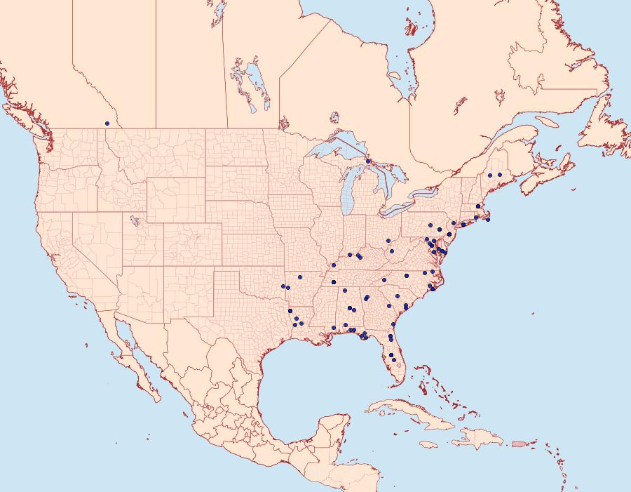 Distribution Data for Argyrotaenia tabulana