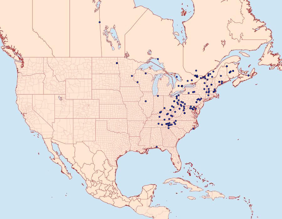 Distribution Data for Argyrotaenia mariana