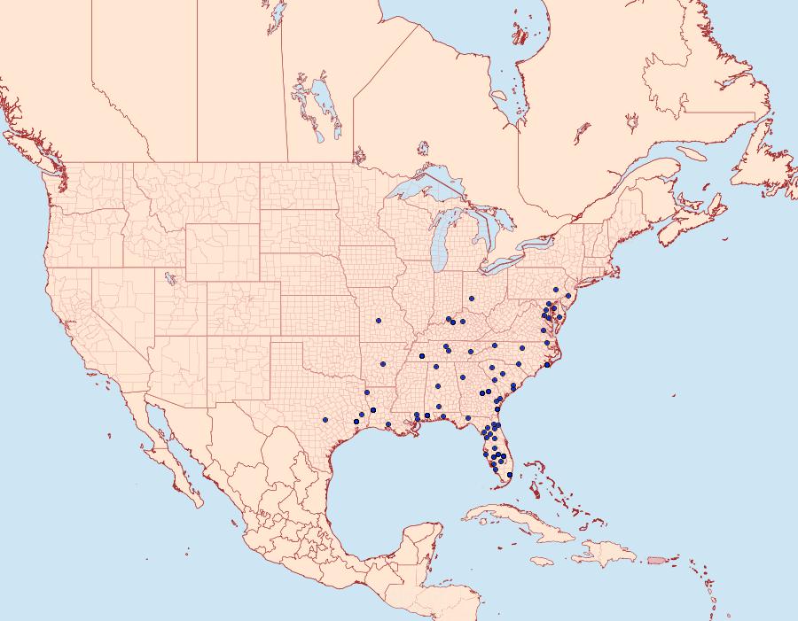 Distribution Data for Eugnosta sartana