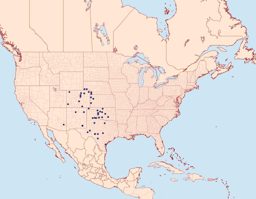 Distribution Data for Hesperia viridis