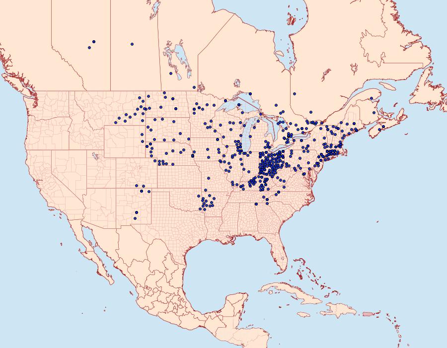 Distribution Data for Lon hobomok