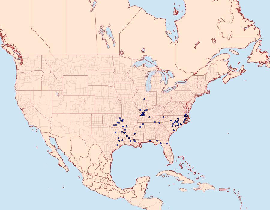 Distribution Data for Poanes yehl