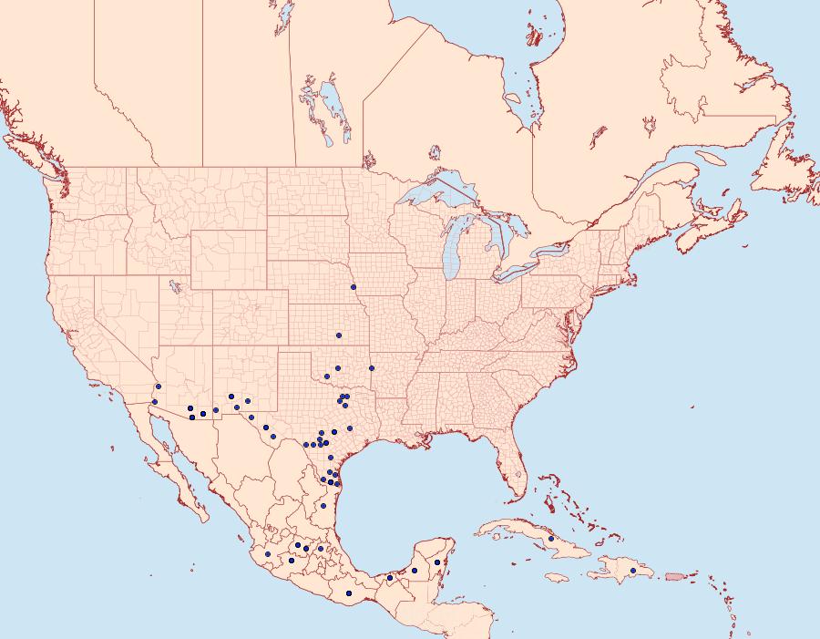 Distribution Data for Pyrisitia proterpia