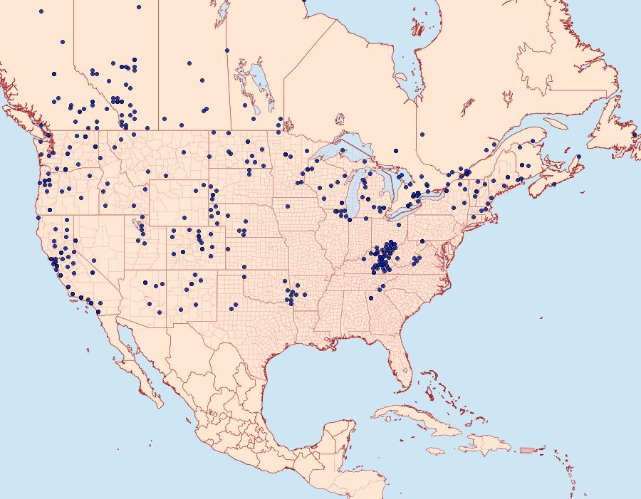 Distribution Data for Glaucopsyche lygdamus