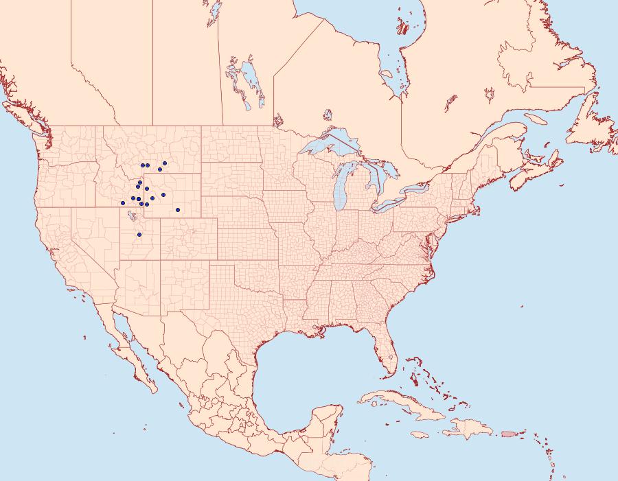 Distribution Data for Boloria kriemhild