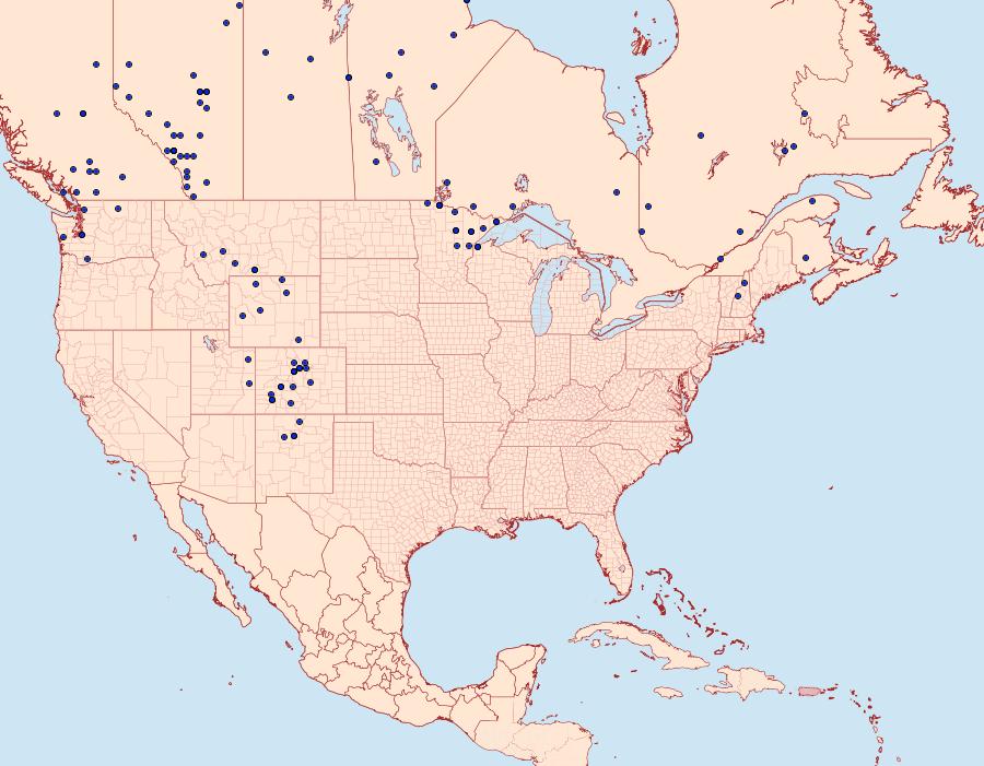 Distribution Data for Boloria chariclea